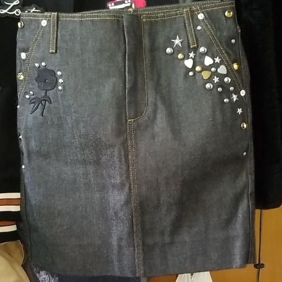 Coach 1941 black custom denim size 4 - Picture 2 of 6